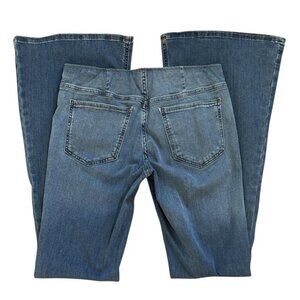 Free People We the Free Women's 30 Stretch Denim Pull On Flare Jeans EUC